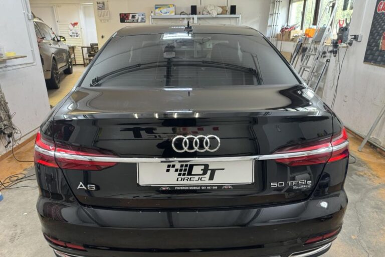 Stekla Audi A6 zatemnjena s 85% folijo.